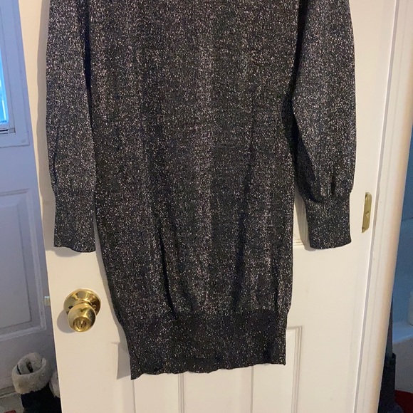 2/$20 Black Sparkly Sweater Dress - Picture 3 of 3